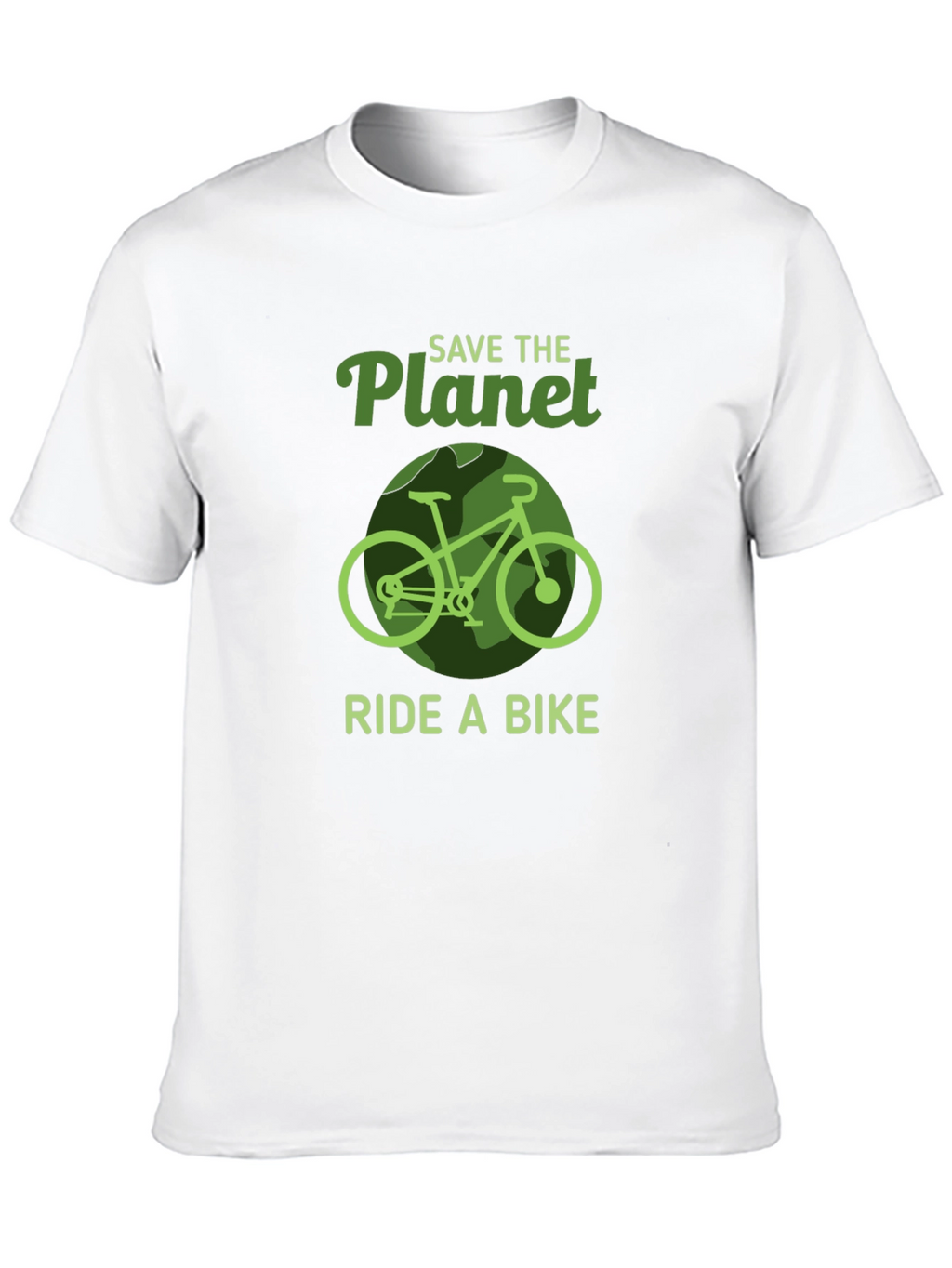 Save the Planet Ride a Bike Graphic Tee