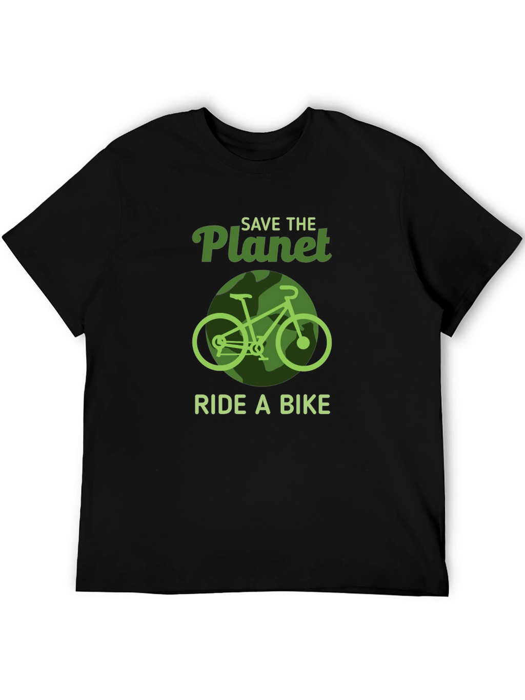 Save the Planet Ride a Bike Graphic Tee