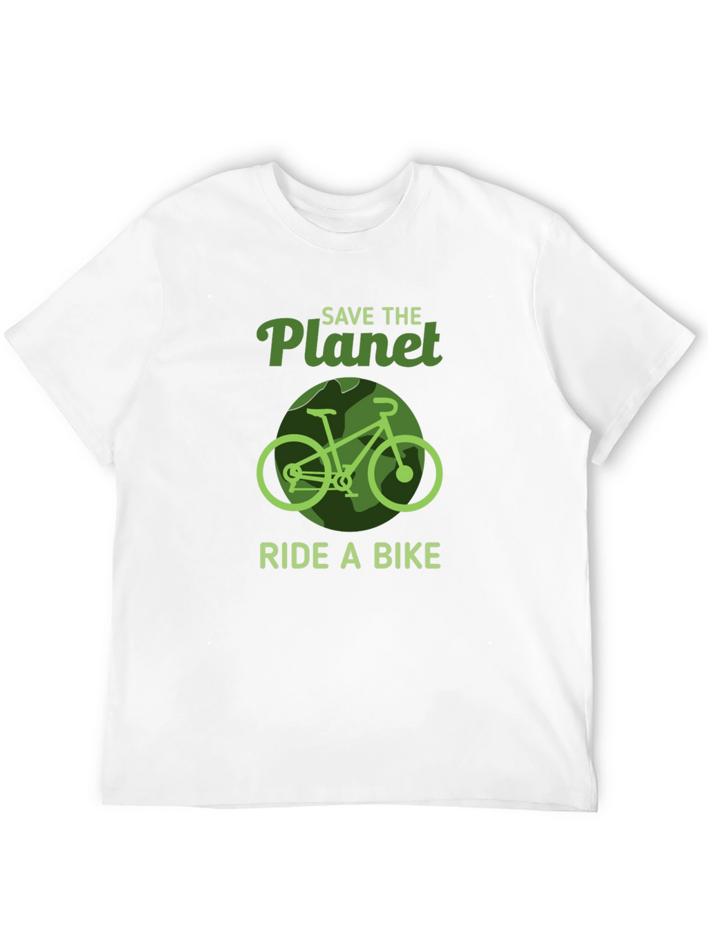 Save the Planet Ride a Bike Graphic Tee