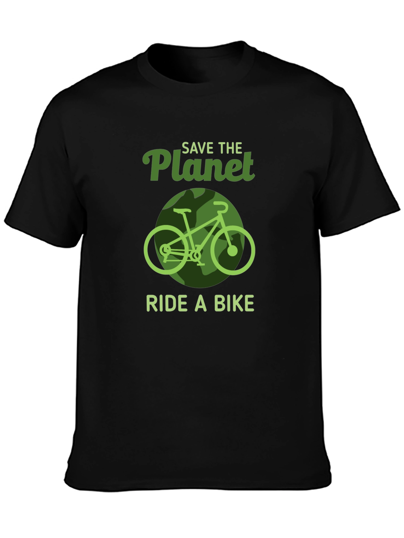 Save the Planet Ride a Bike Graphic Tee
