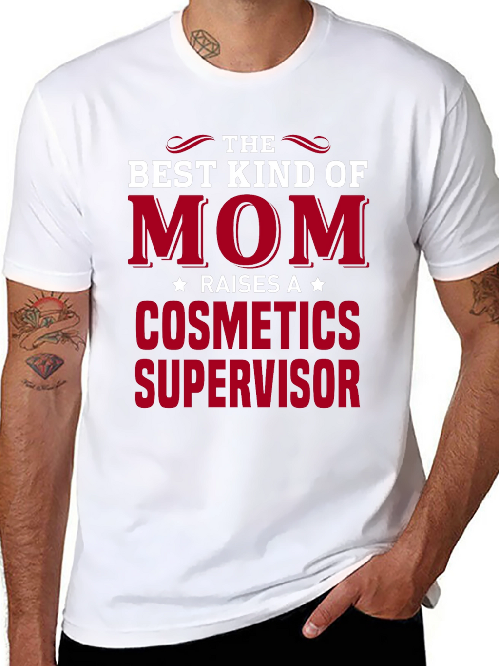 Best Kind of Mom Cosmetics Supervisor T-Shirt