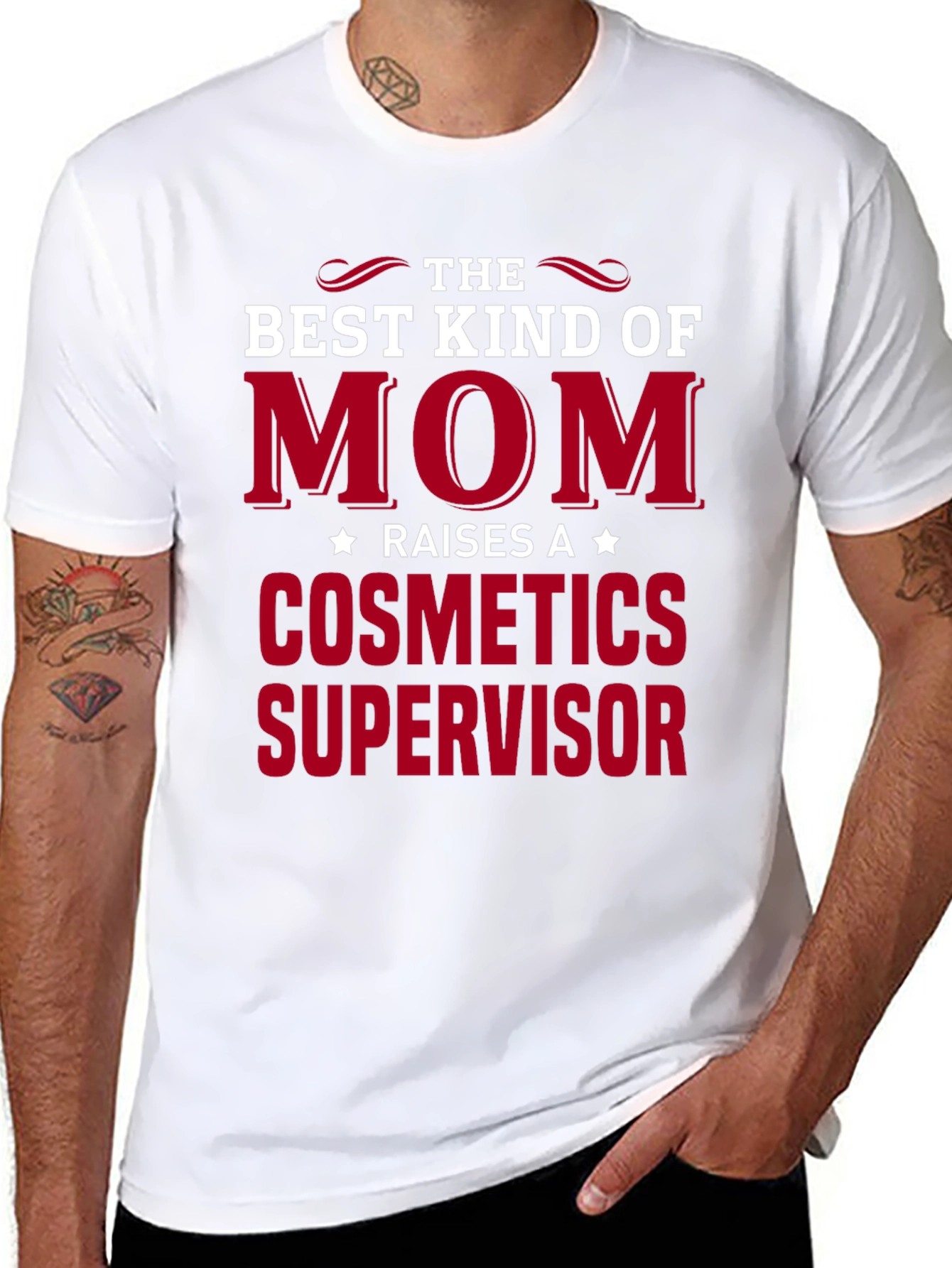 Best Kind of Mom Cosmetics Supervisor T-Shirt