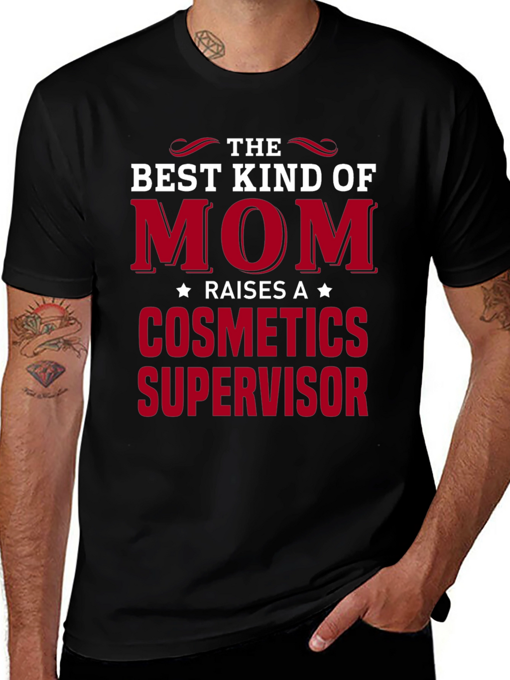 Best Kind of Mom Cosmetics Supervisor T-Shirt