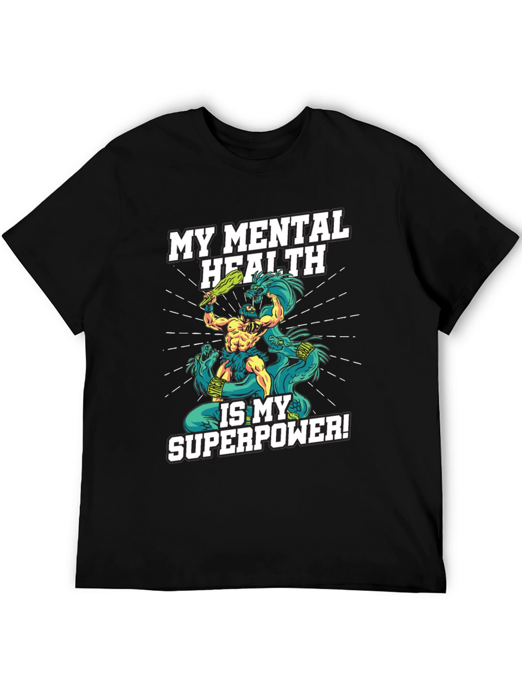 Mental Health Superpower T-Shirt - Black