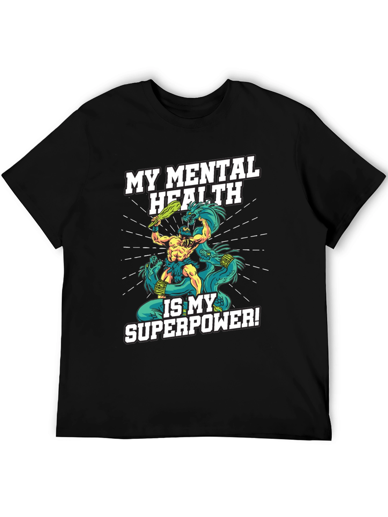Mental Health Superpower T-Shirt - Black