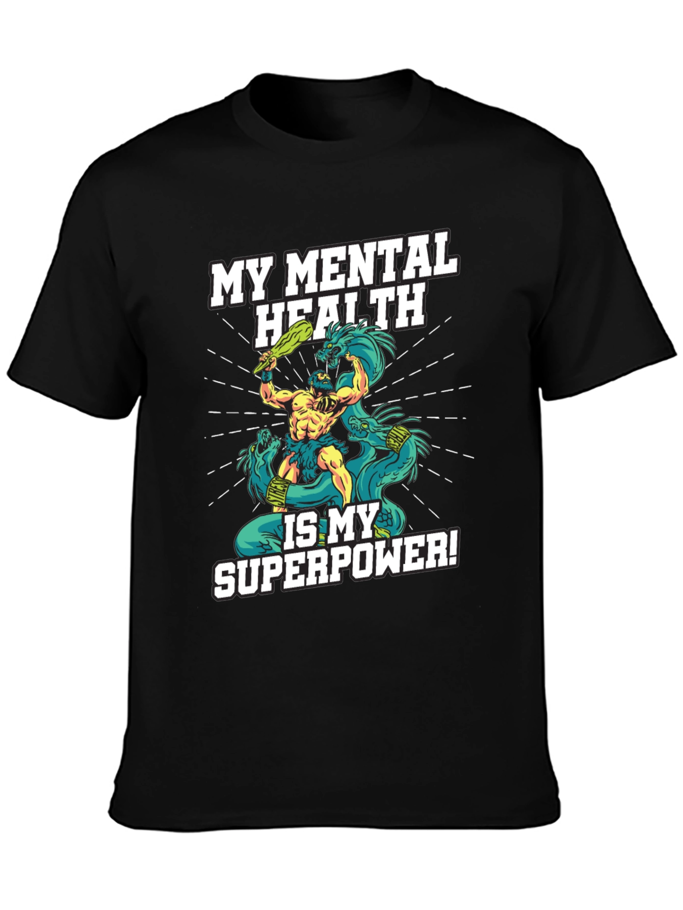 Mental Health Superpower T-Shirt - Black