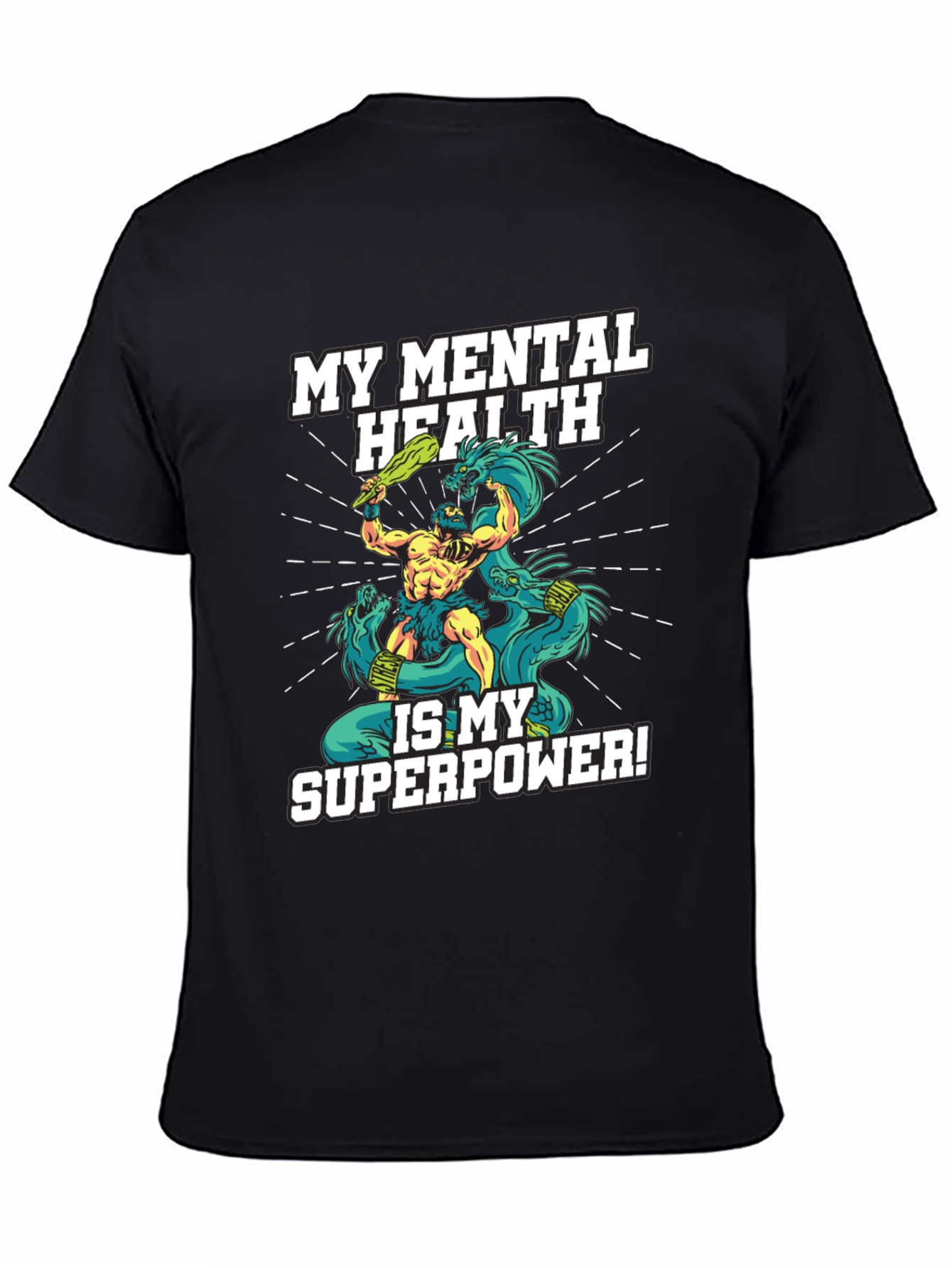 Mental Health Superpower T-Shirt - Black