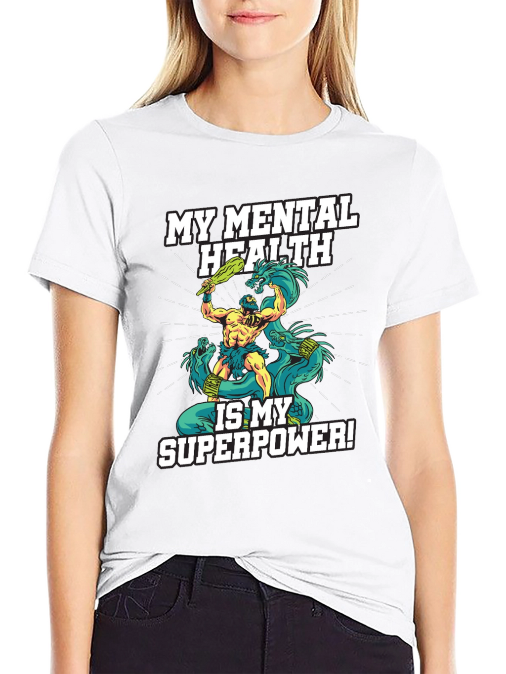 Mental Health Superpower T-Shirt - Black