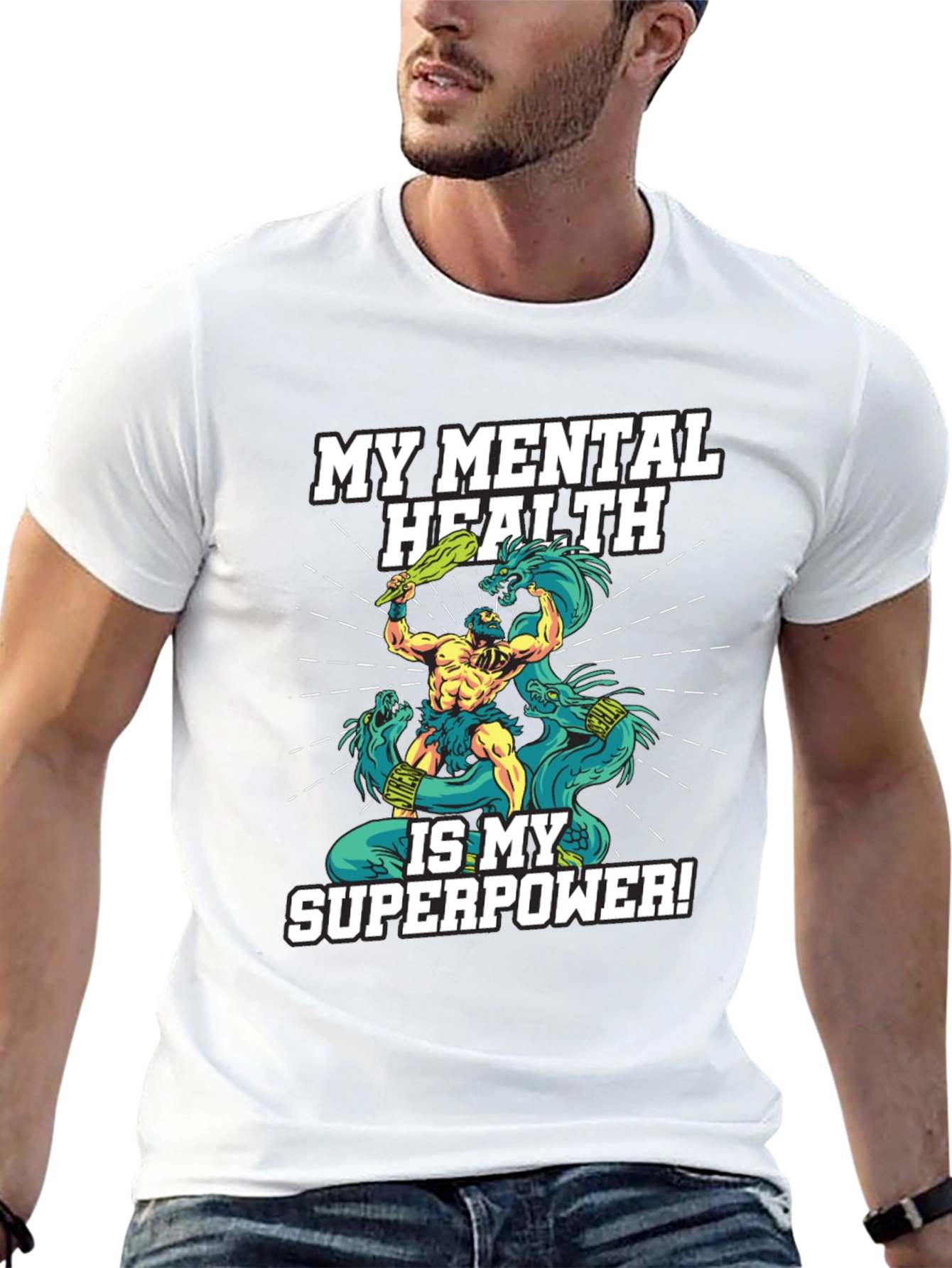 Mental Health Superpower T-Shirt - Black