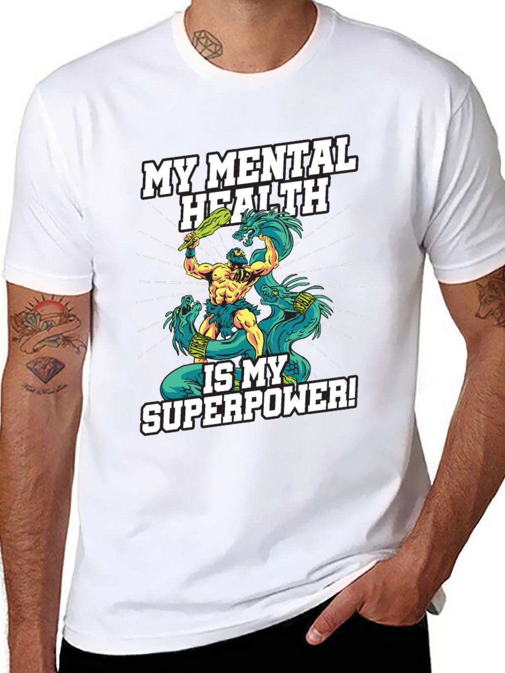Mental Health Superpower T-Shirt - Black