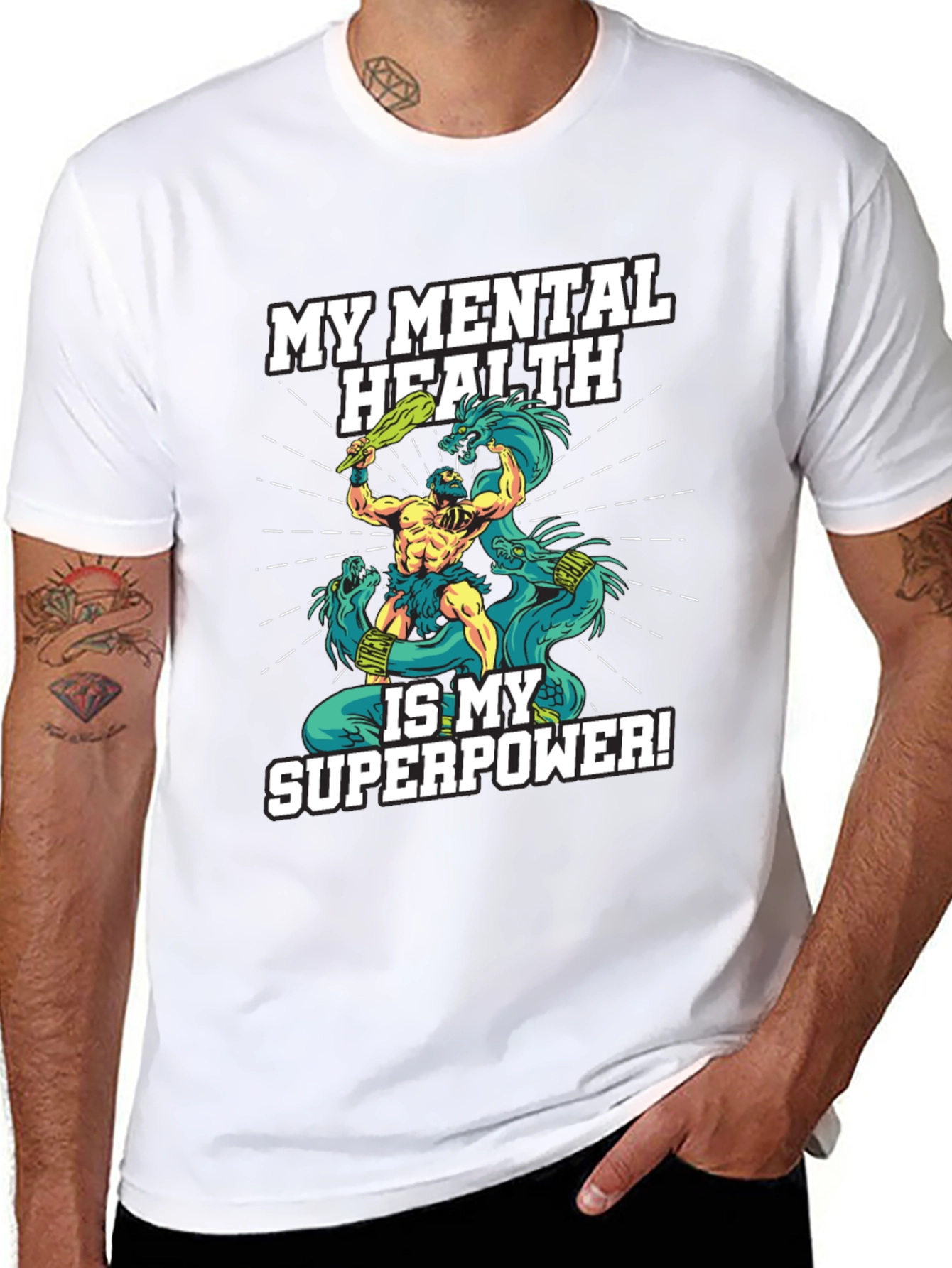 Mental Health Superpower T-Shirt - Black