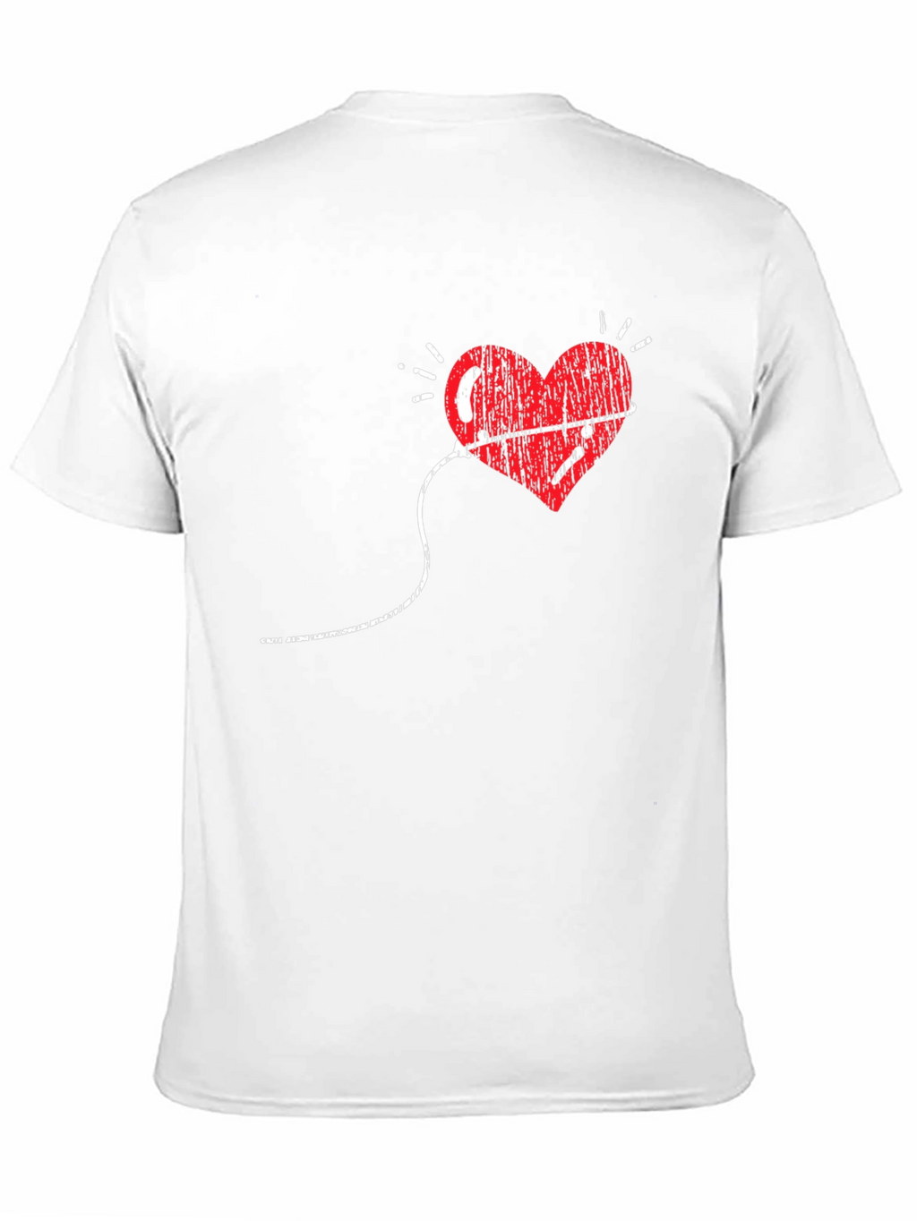 Heart Monitor Graphic Tee - Black