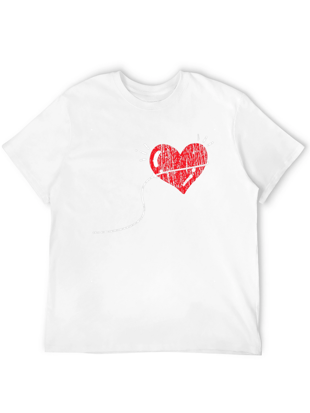 Heart Monitor Graphic Tee - Black