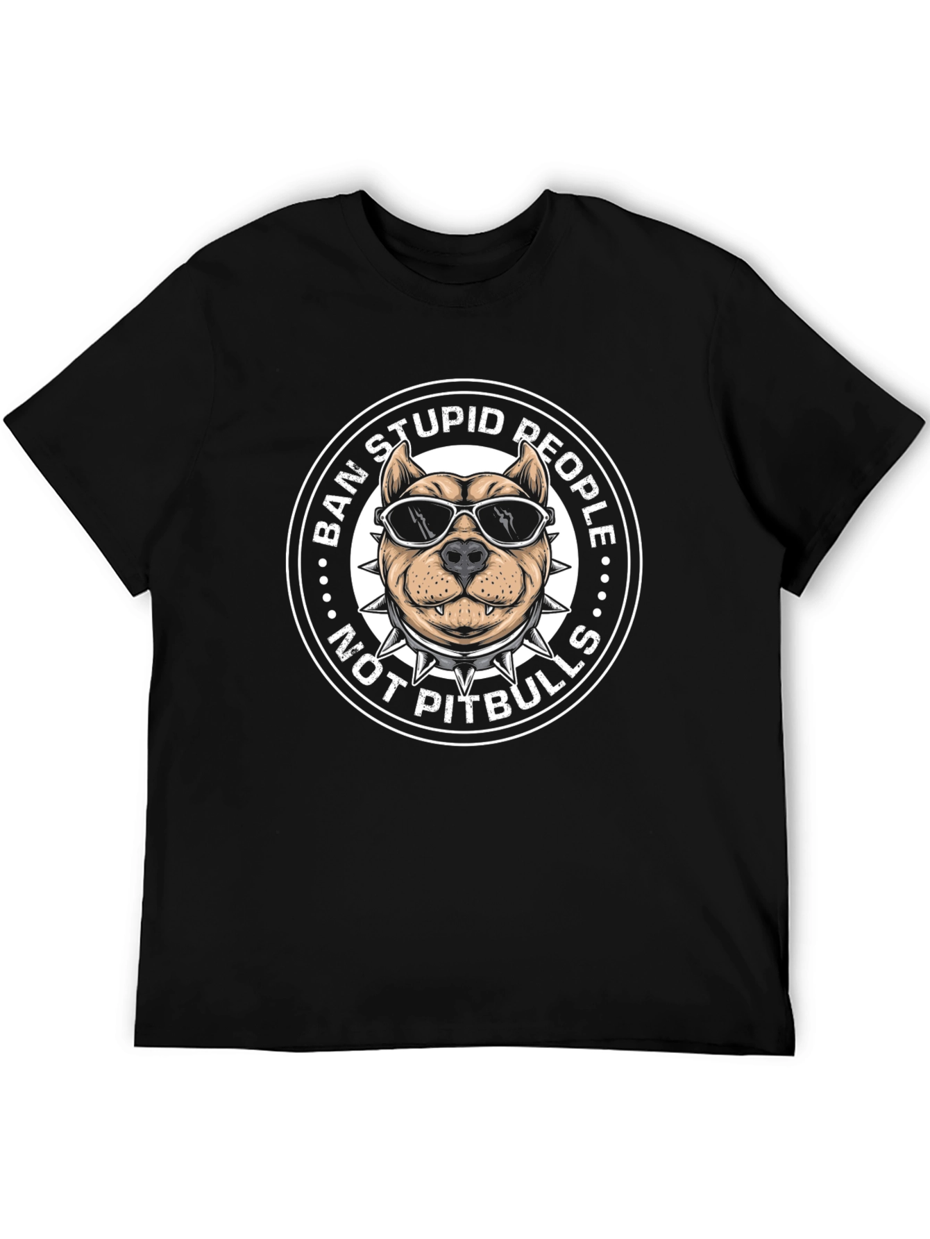 Ban Stupid People Pitbull T-Shirt