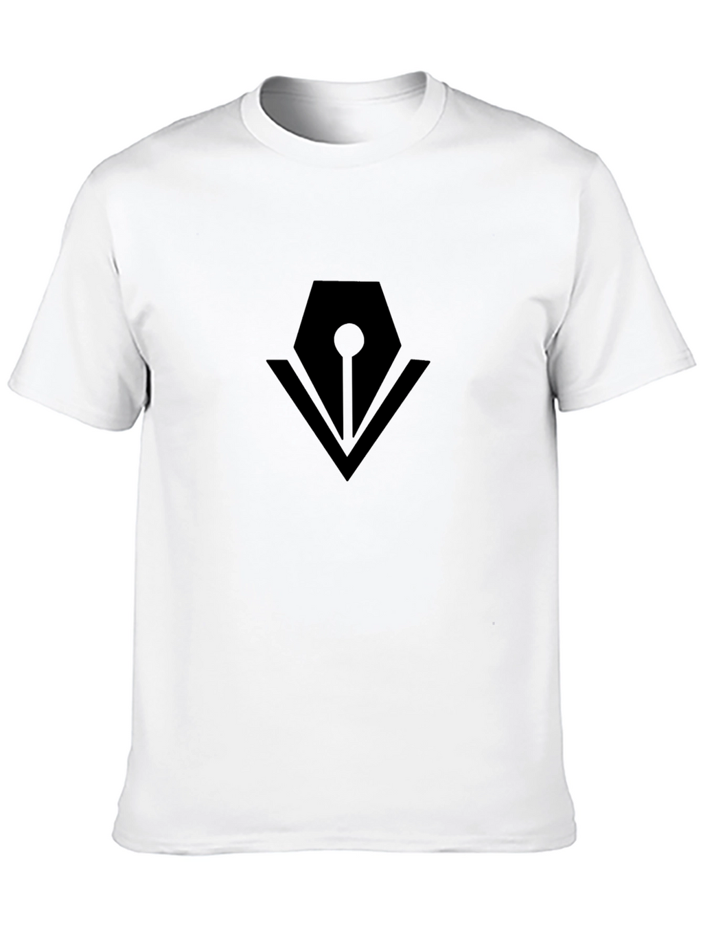 Mens Black Graphic Tee - Pen Logo