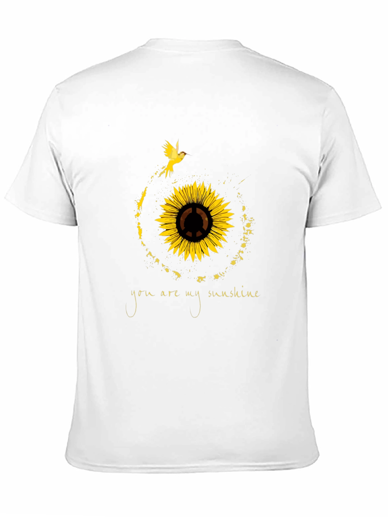 Sunflower Peace Sign T-Shirt - You Are My Sunshine