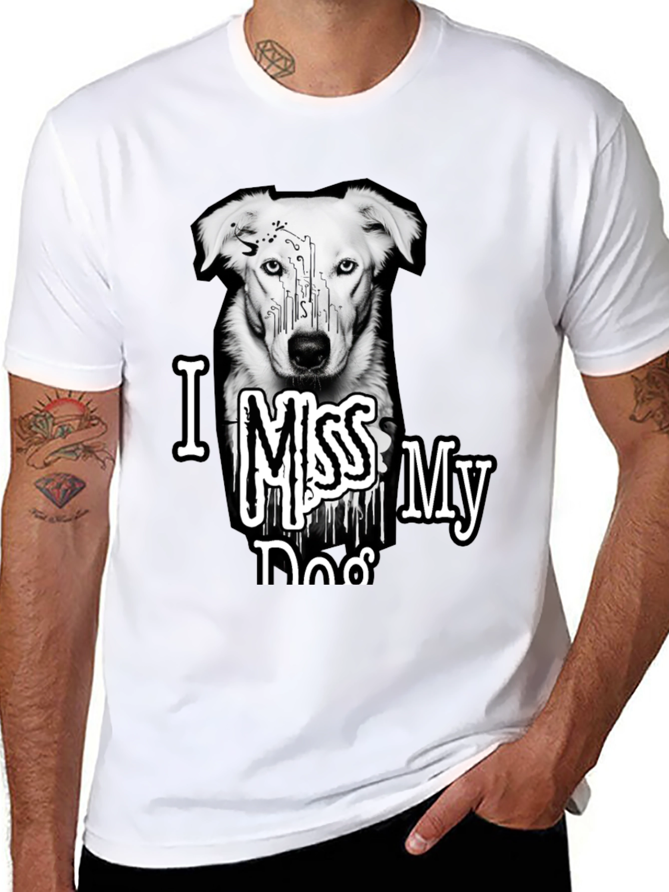 I Miss My Dog T-Shirt - Unisex