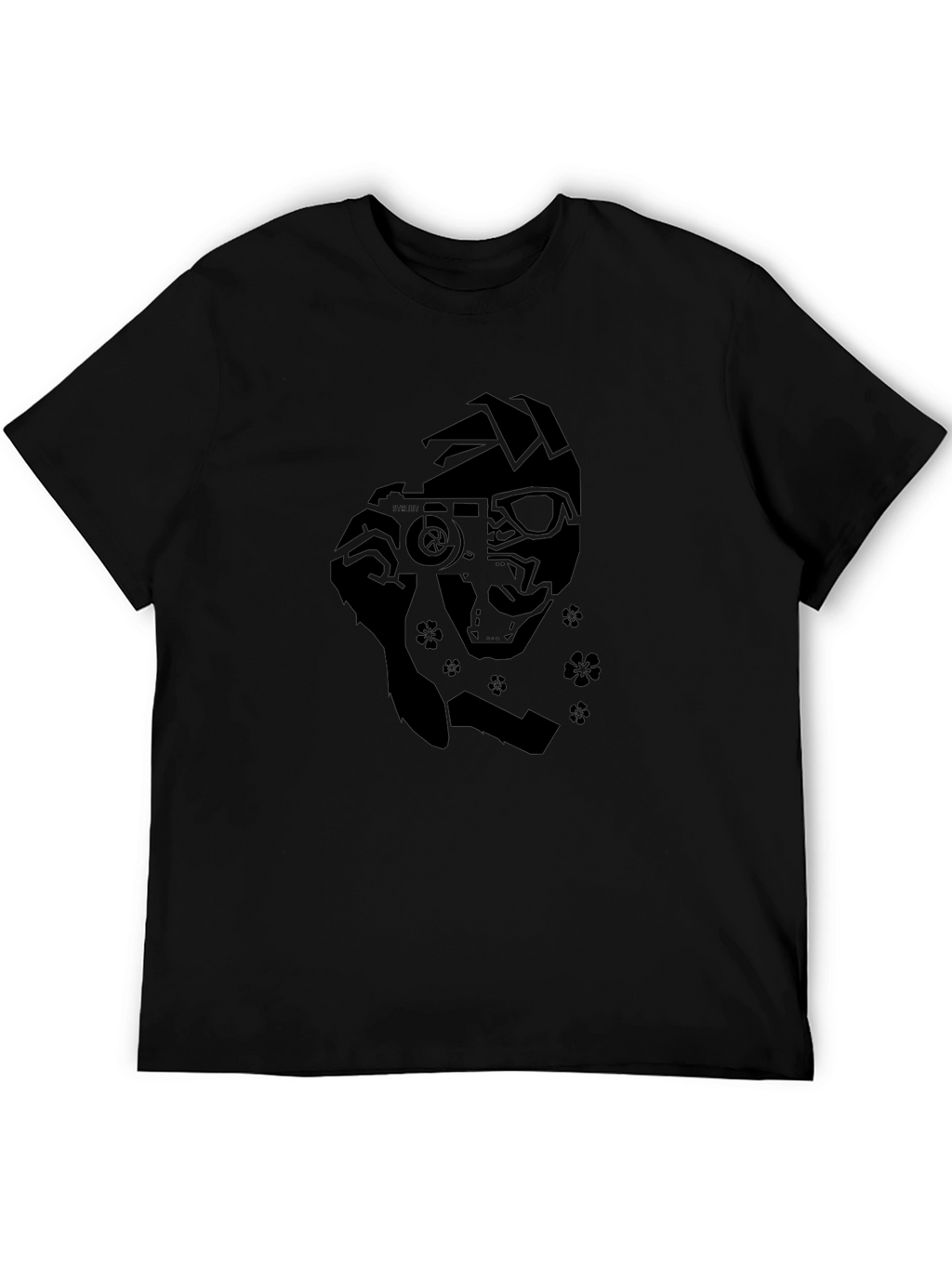 Camera Ninja Graphic Black T-Shirt