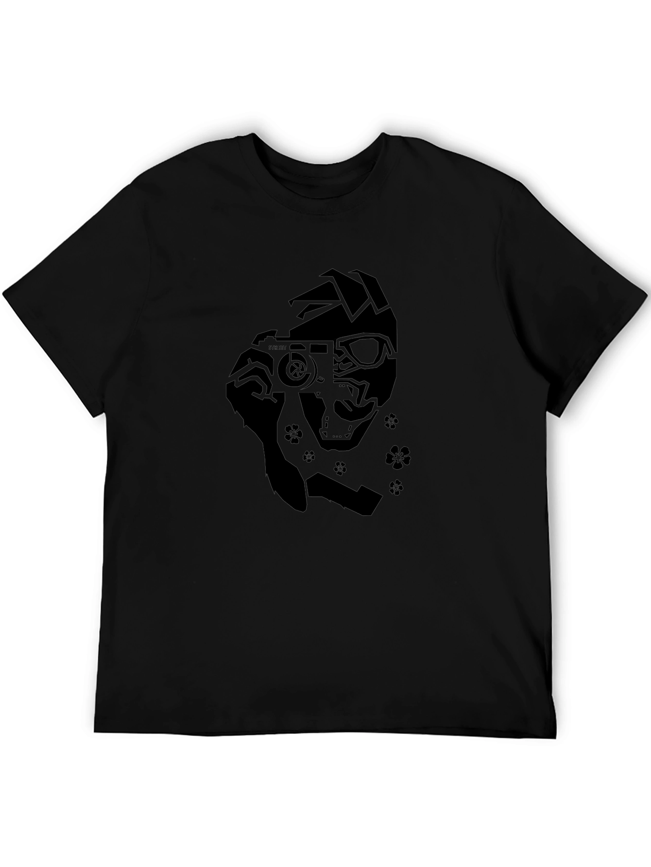Camera Ninja Graphic Black T-Shirt