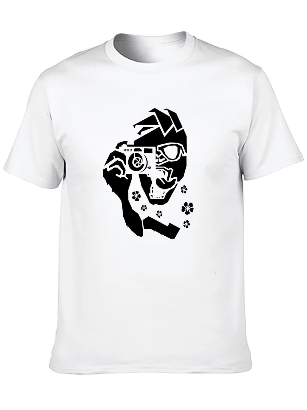 Camera Ninja Graphic Black T-Shirt