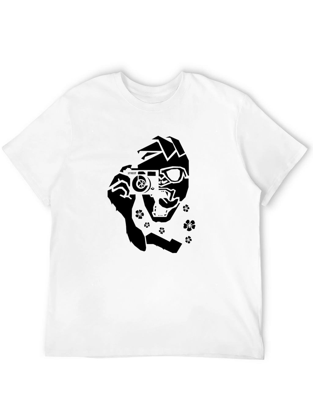 Camera Ninja Graphic Black T-Shirt