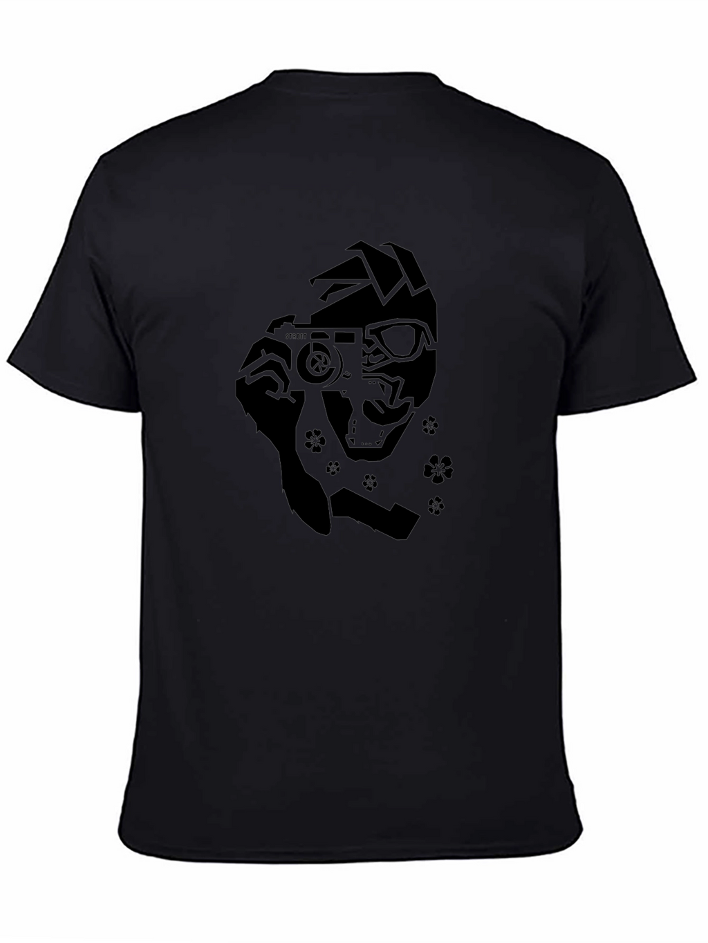 Camera Ninja Graphic Black T-Shirt