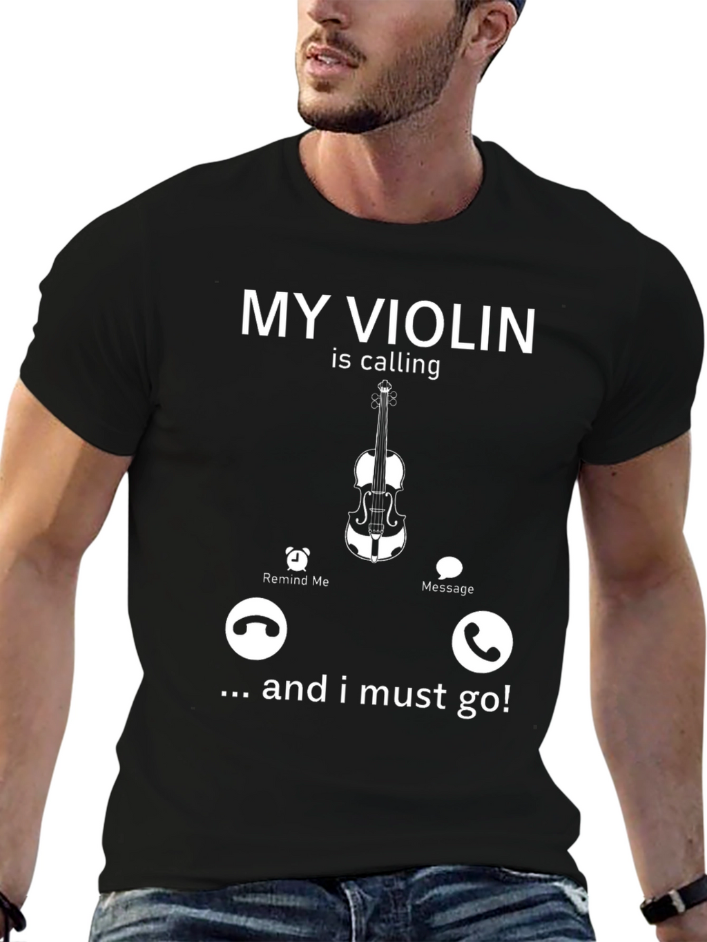 Violin Calling T-Shirt - Musician Gift
