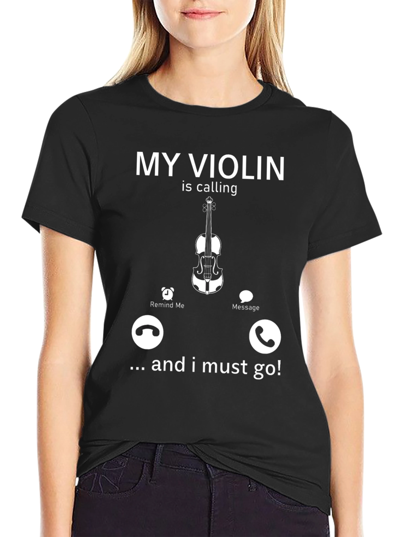 Violin Calling T-Shirt - Musician Gift