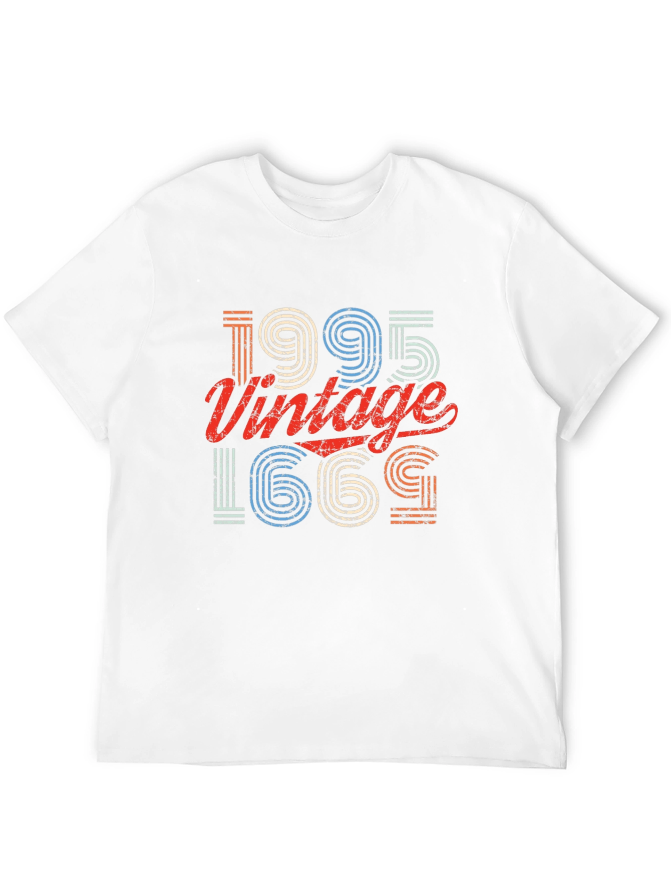 Retro 1995 Vintage Graphic Print T-Shirt