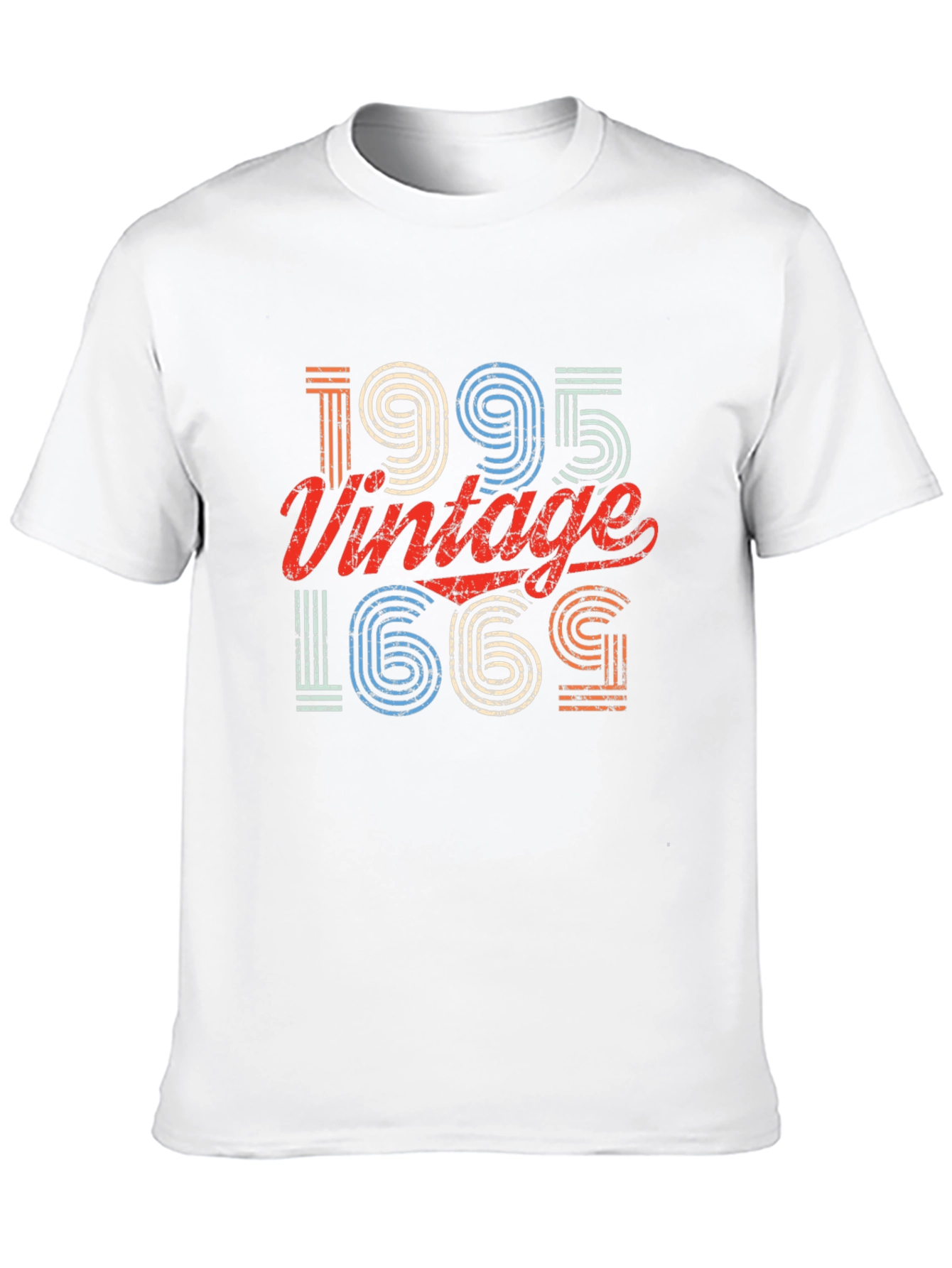 Retro 1995 Vintage Graphic Print T-Shirt