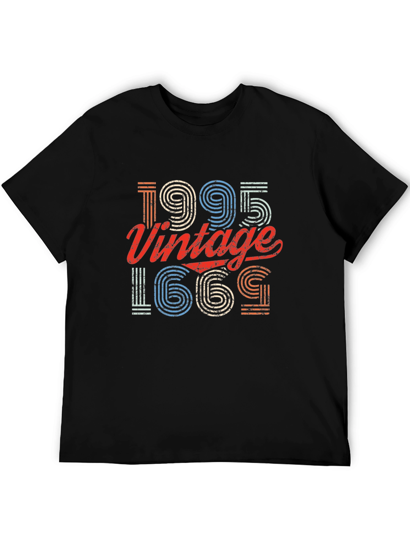 Retro 1995 Vintage Graphic Print T-Shirt