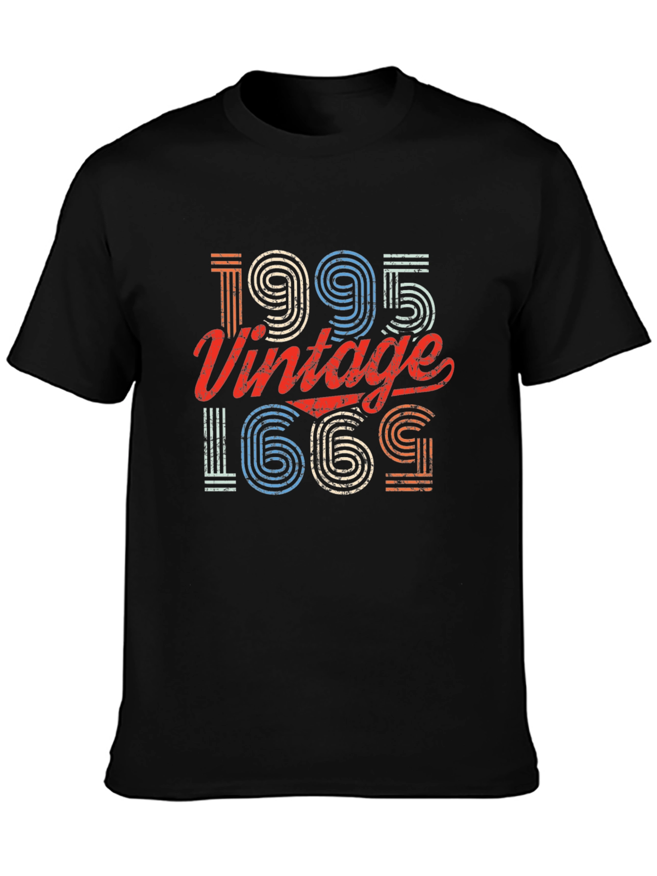 Retro 1995 Vintage Graphic Print T-Shirt