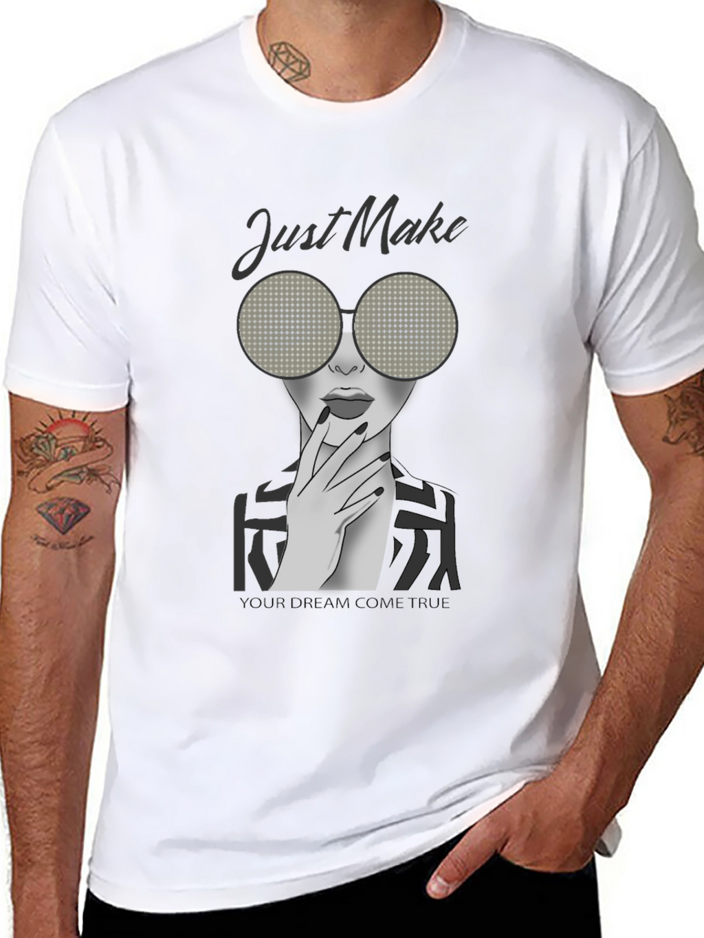 Stylish Woman Graphic Print T-Shirt