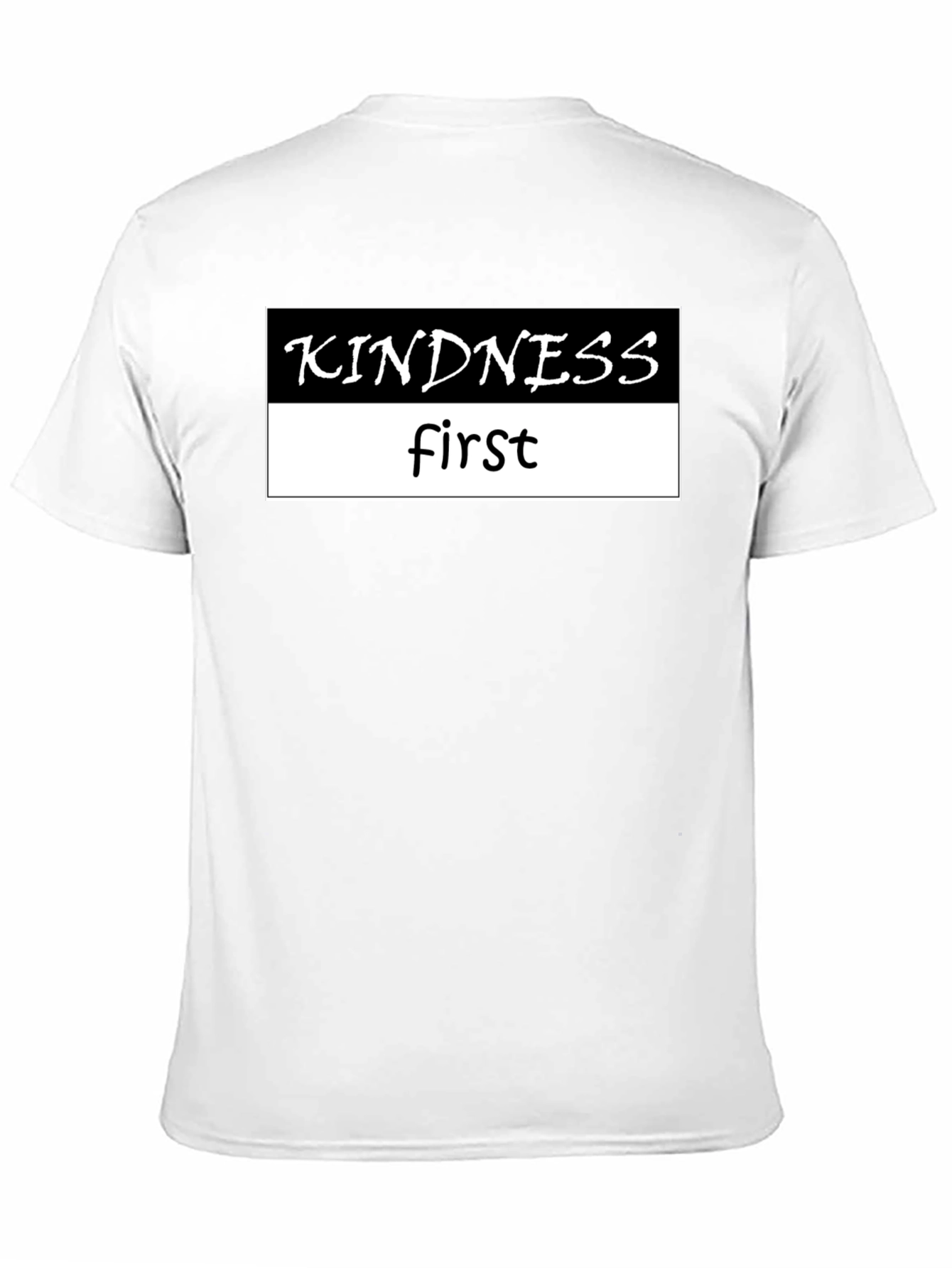 Kindness First Black Graphic Tee