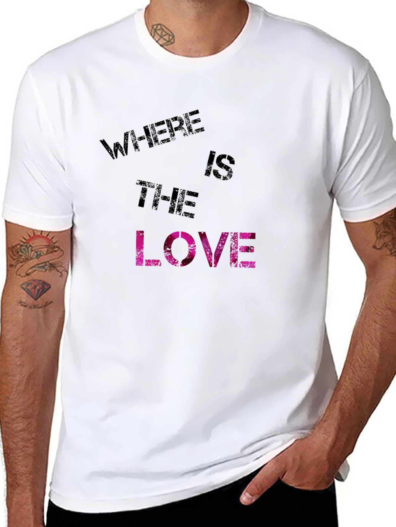 Where is The Love Graphic Tee