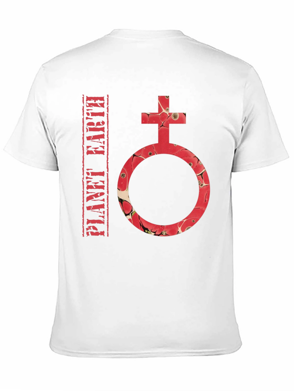Planet Earth Symbol T-Shirt - Stylish Graphic Tee