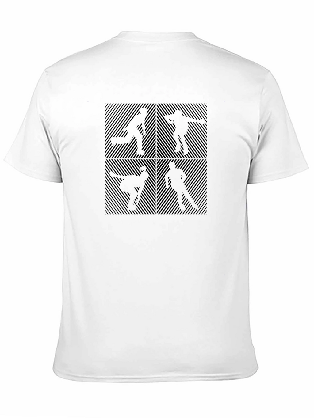Geometric Silhouette Graphic Tee