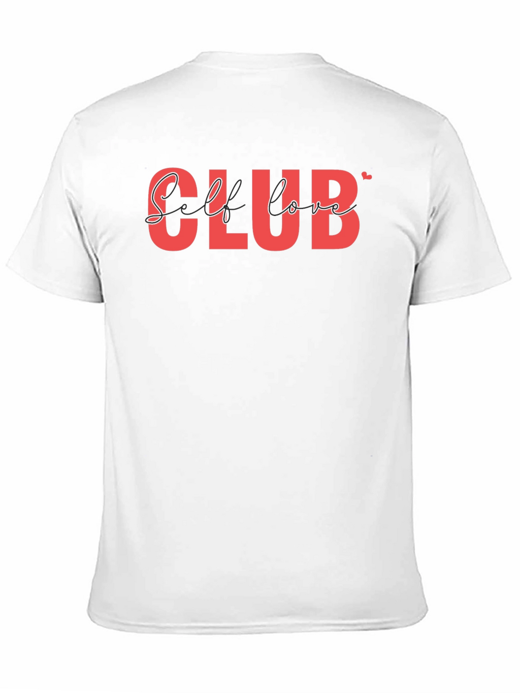 Self Love Club T-Shirt - Black Casual Tee