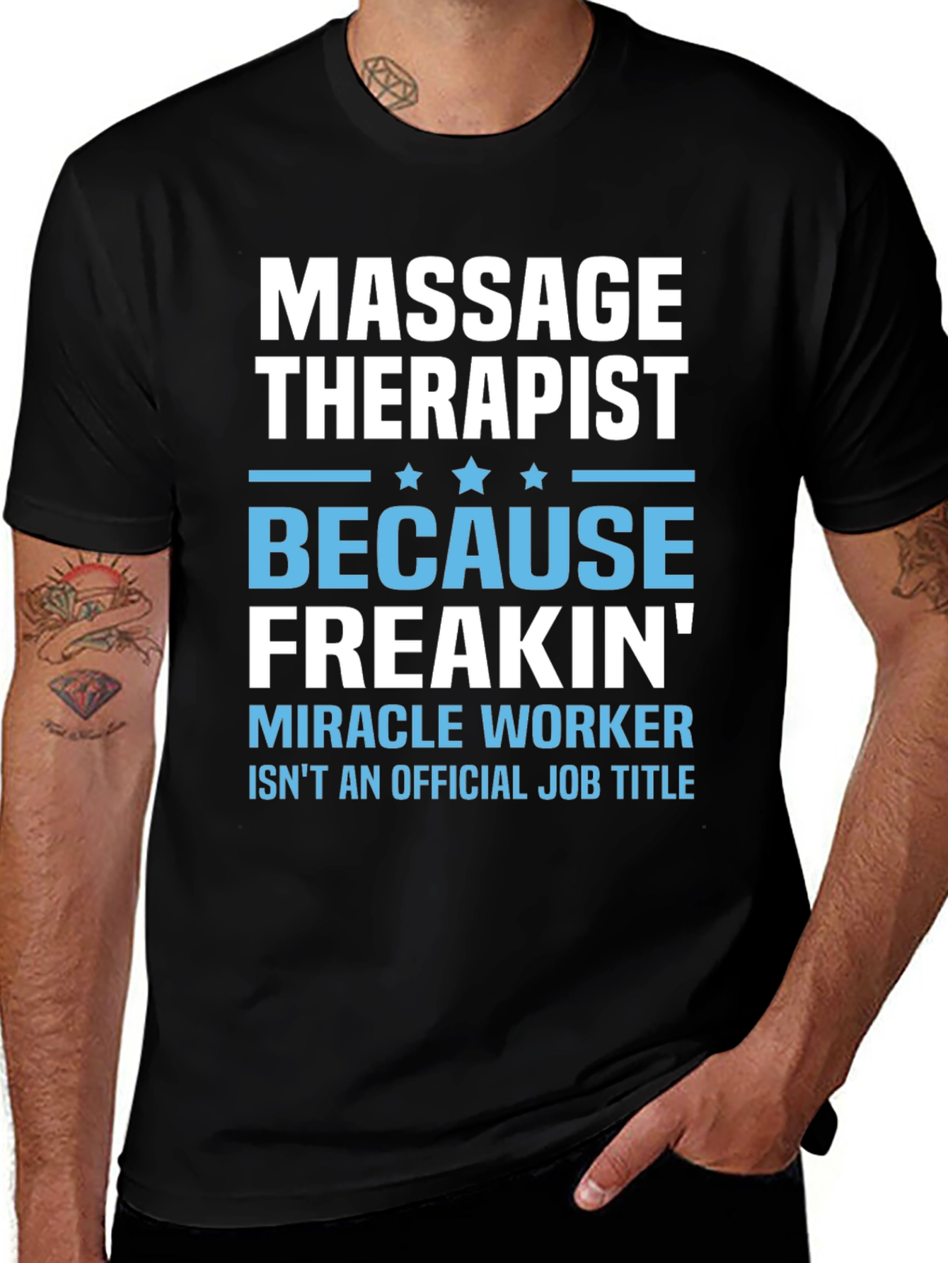 Massage Therapist Graphic T-Shirt