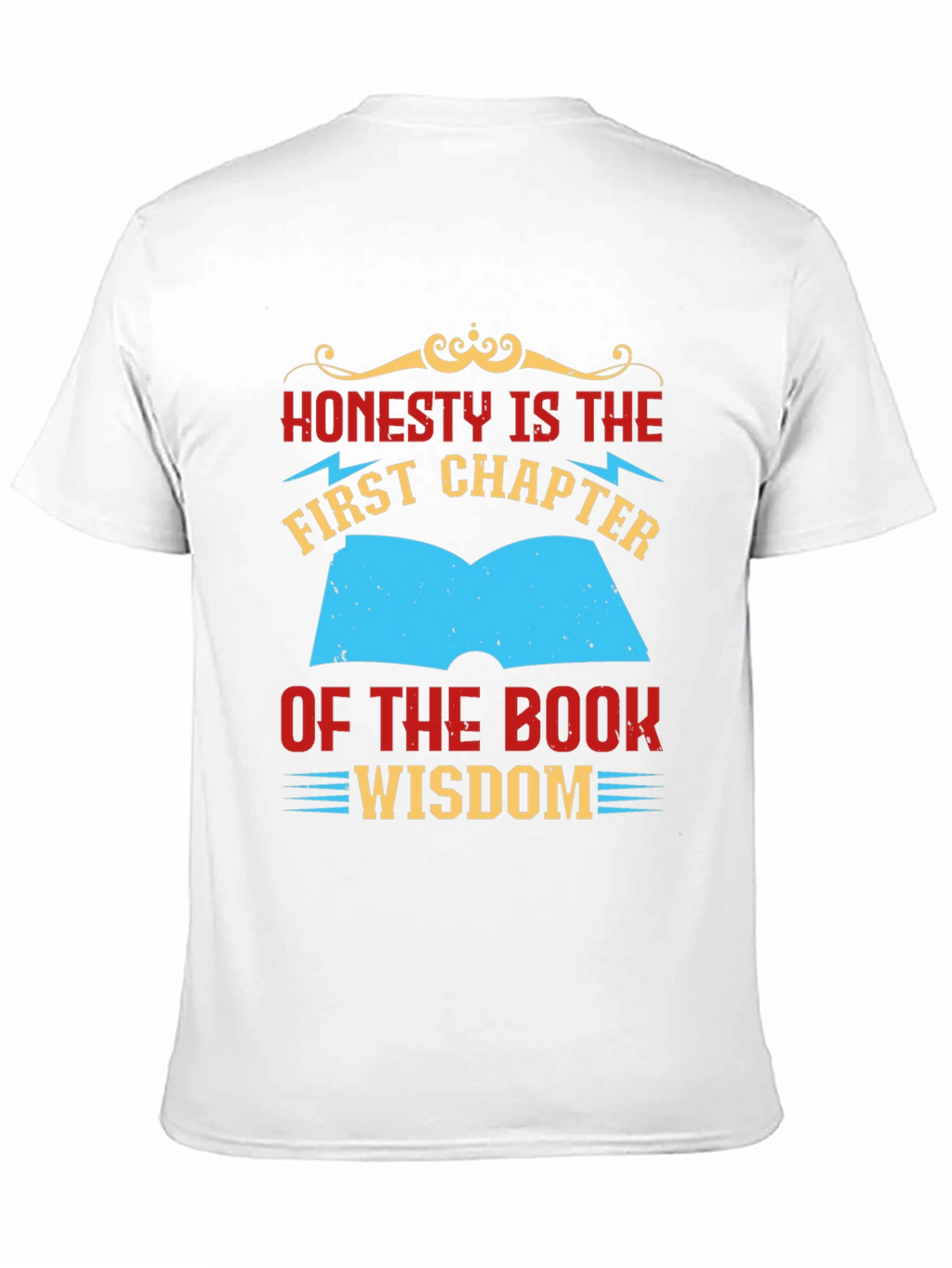 Honesty Wisdom Graphic Tee - Black Cotton T-Shirt