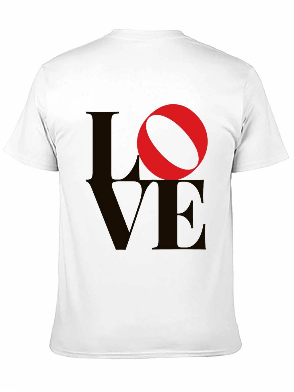 Love Graphic Tee - Black Cotton Blend