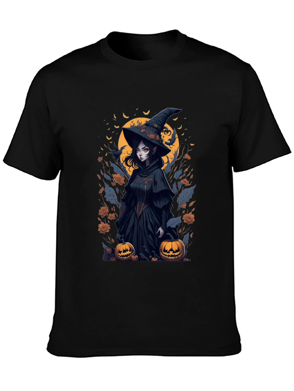 Witch Halloween Graphic Tee - Spooky Season Shirt