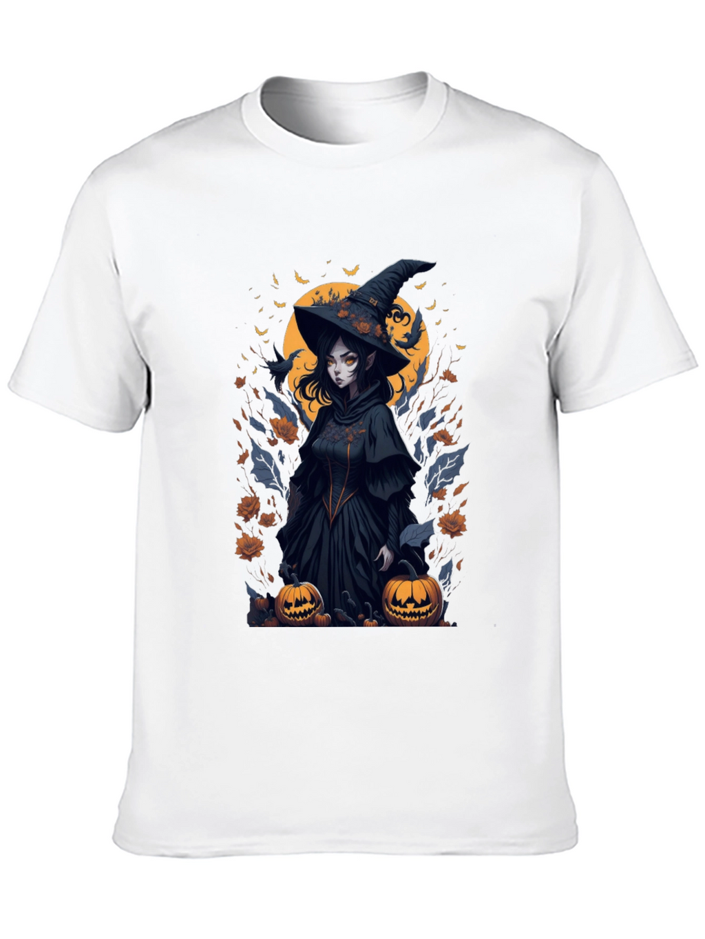 Witch Halloween Graphic Tee - Spooky Season Shirt