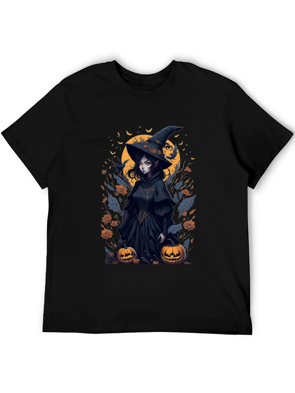 Witch Halloween Graphic Tee - Spooky Season Shirt
