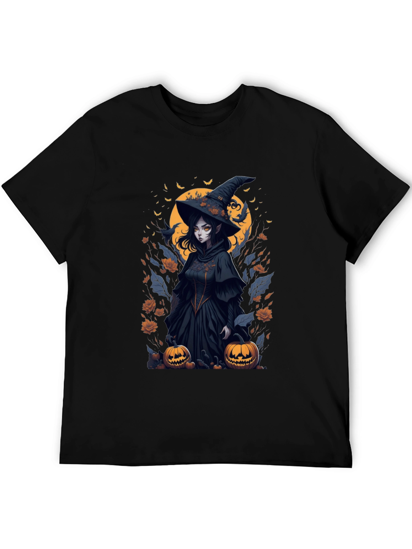 Witch Halloween Graphic Tee - Spooky Season Shirt