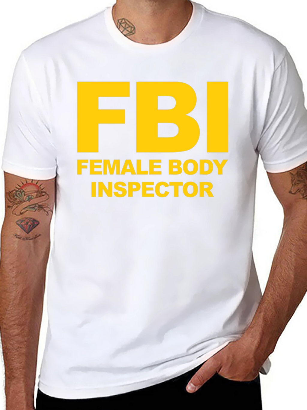 FBI Female Body Inspector Novelty T-Shirt
