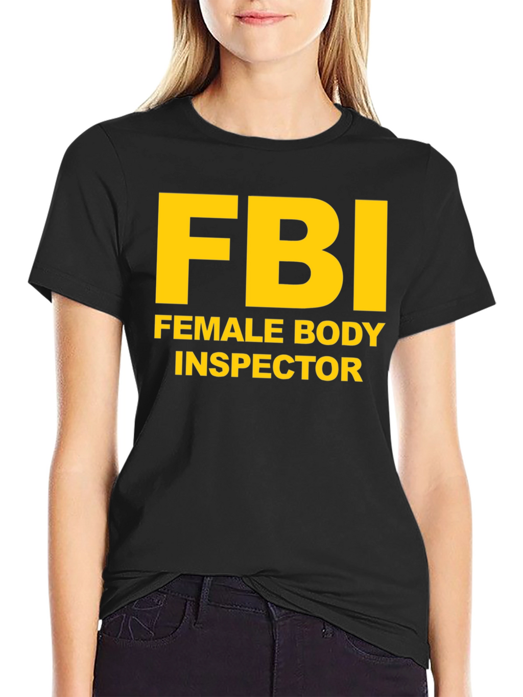 FBI Female Body Inspector Novelty T-Shirt