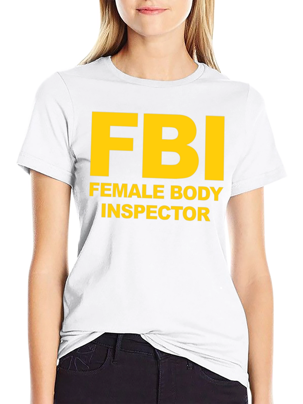 FBI Female Body Inspector Novelty T-Shirt