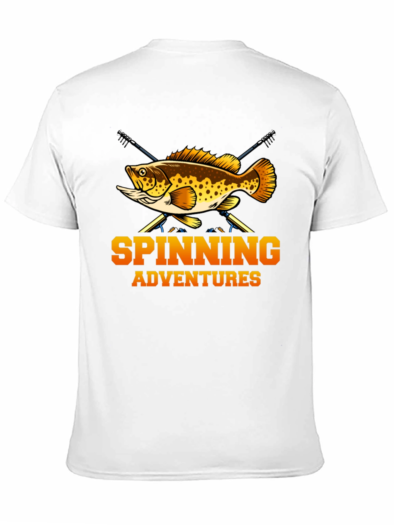 Spinning Adventures Fishing T-Shirt - Angler Tee