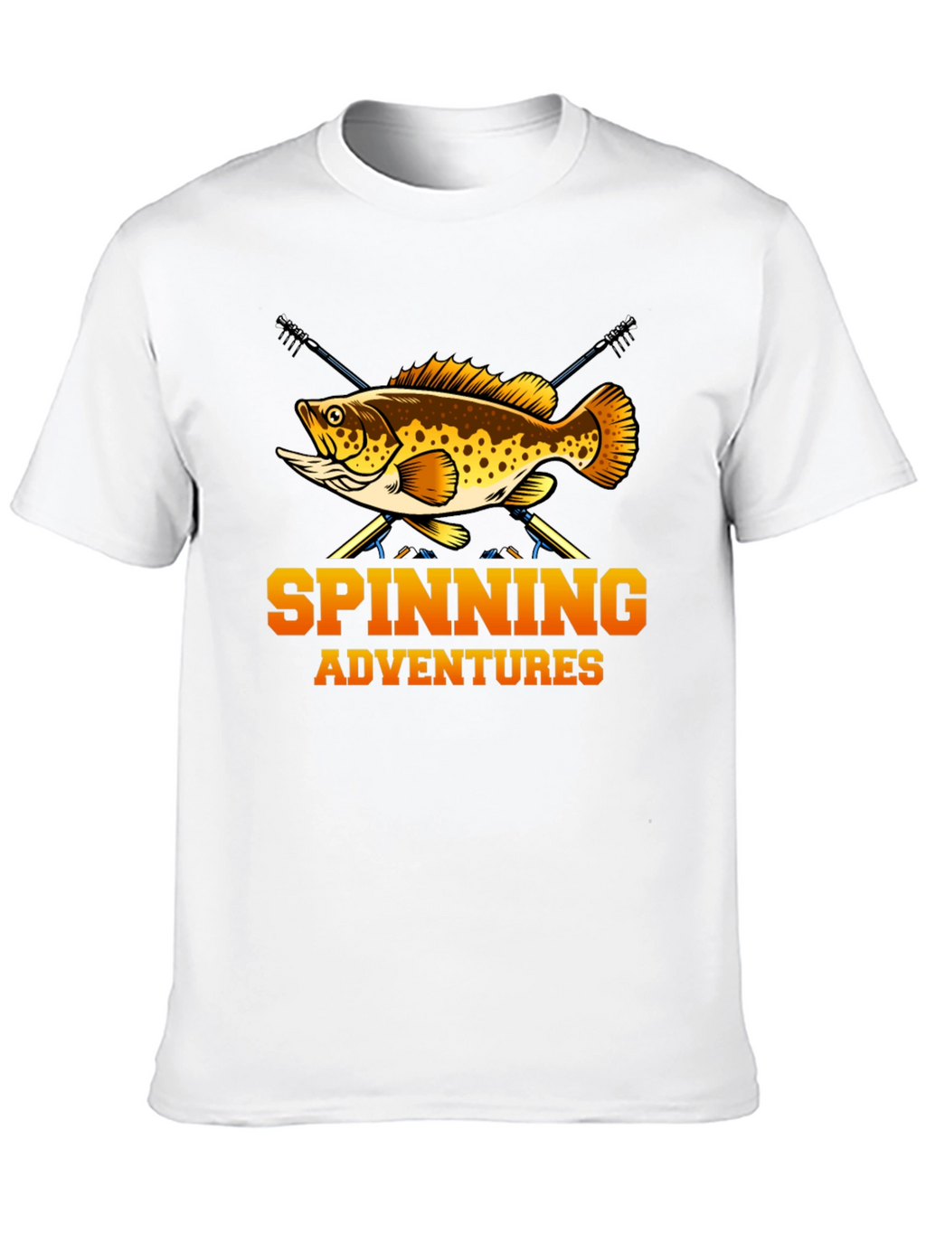 Spinning Adventures Fishing T-Shirt - Angler Tee